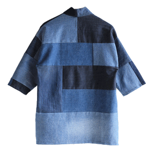 patchwork denim jacket