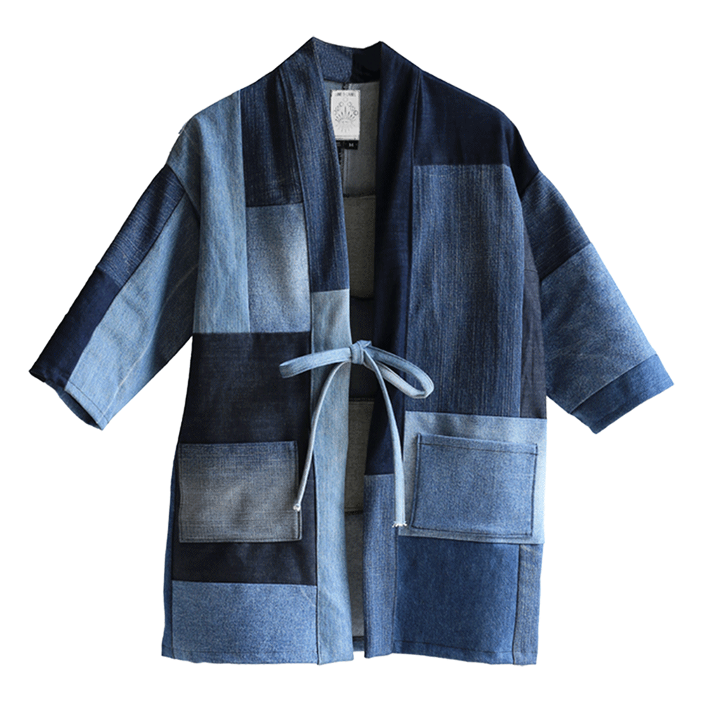 patchwork denim jacket