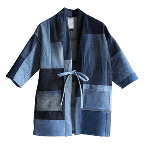patchwork denim jacket