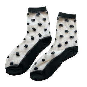 Sheer Crew Socks
