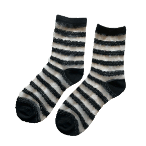 Sheer Crew Socks