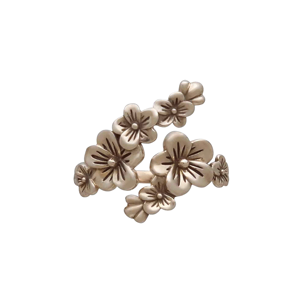 Adjustable Cherry Blossom Ring