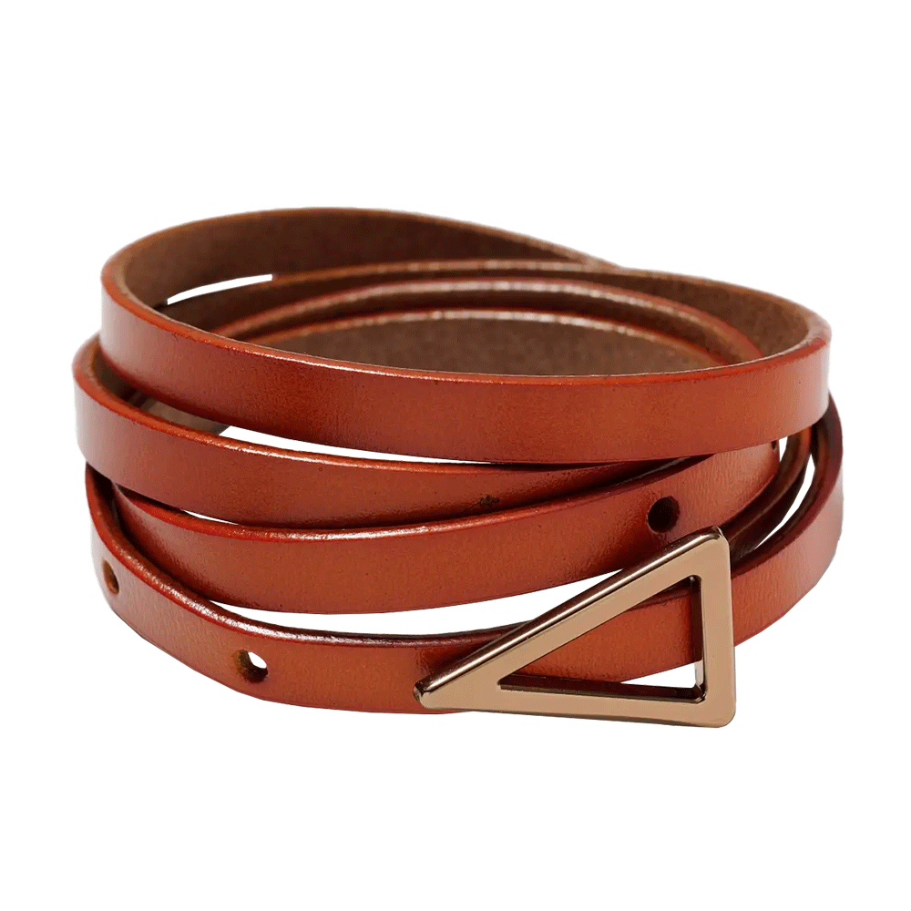 Metal Buckle Leather Belt