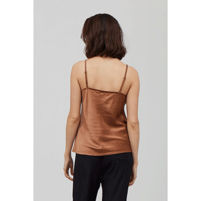 Raw Edge Satin Tank