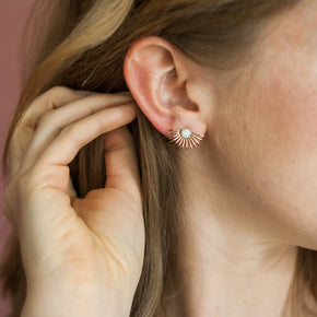 Opal Beam Studs
