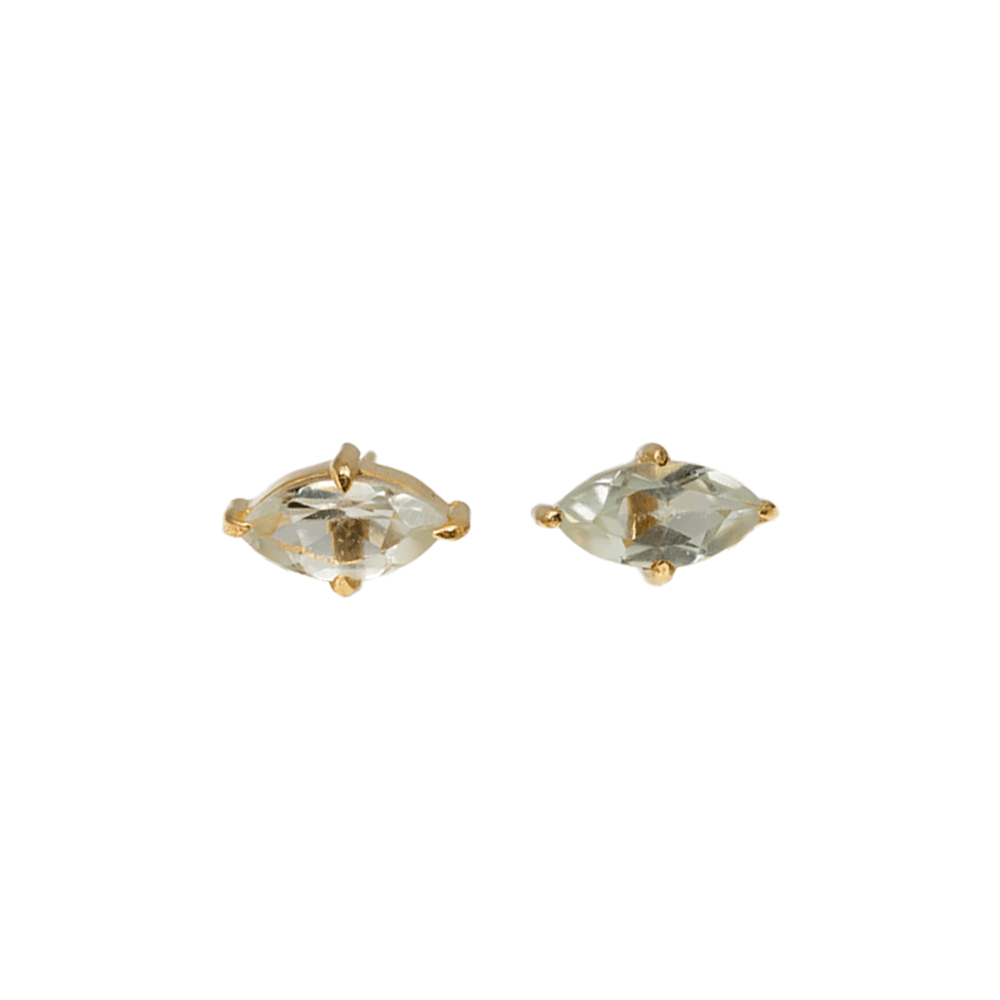 Amethyst Marquise Studs