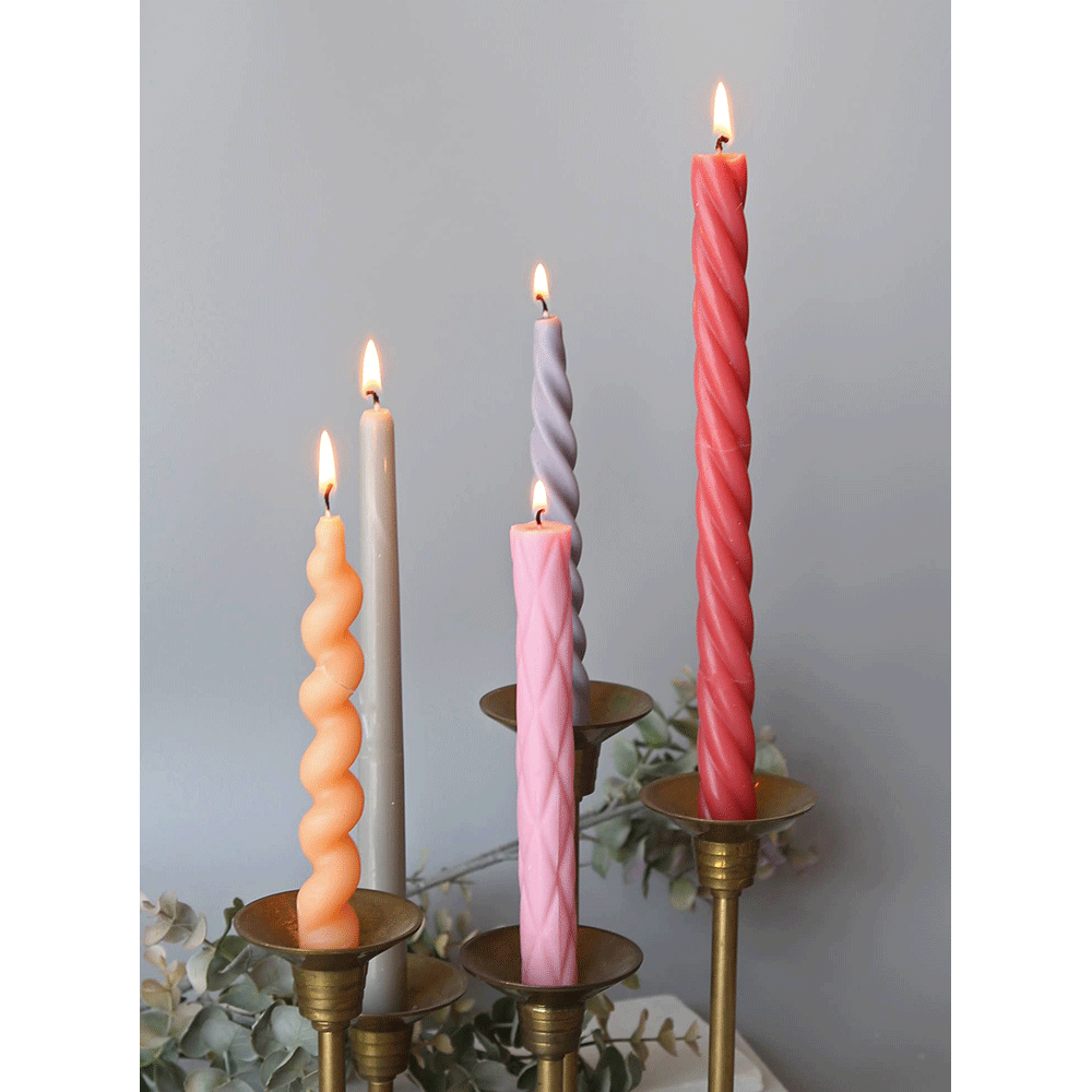 Twisted Taper Candles