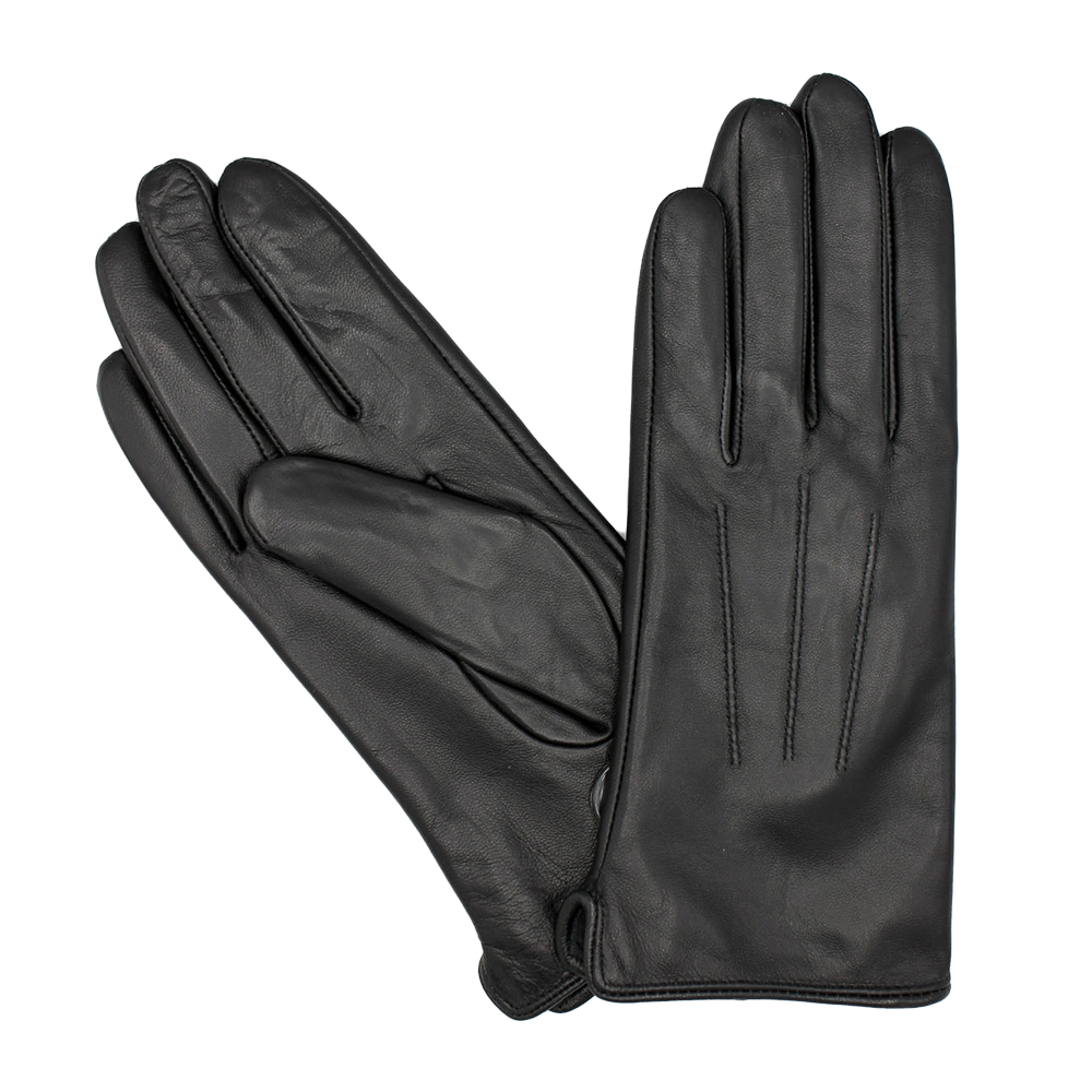 Fleece Lined Leather Gloves