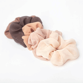 Crepe Scrunchies