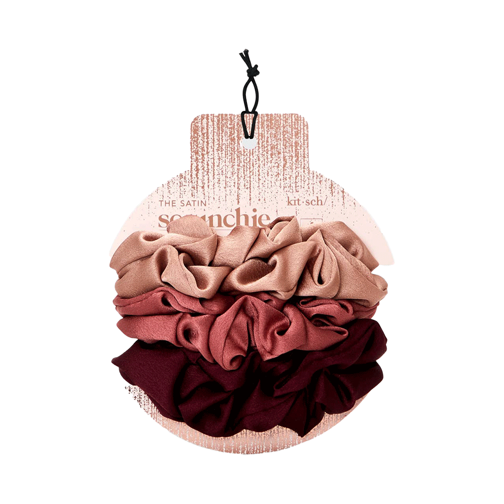Holiday Satin Scrunchies
