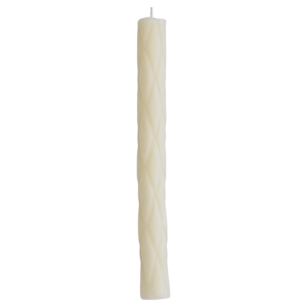 Diamond Pattern Taper Candles