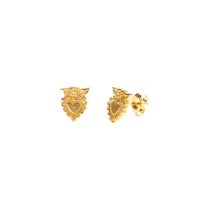 Mexican Heart Studs