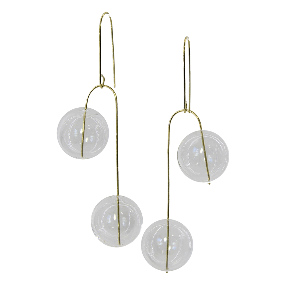 Glass Balance Earrings
