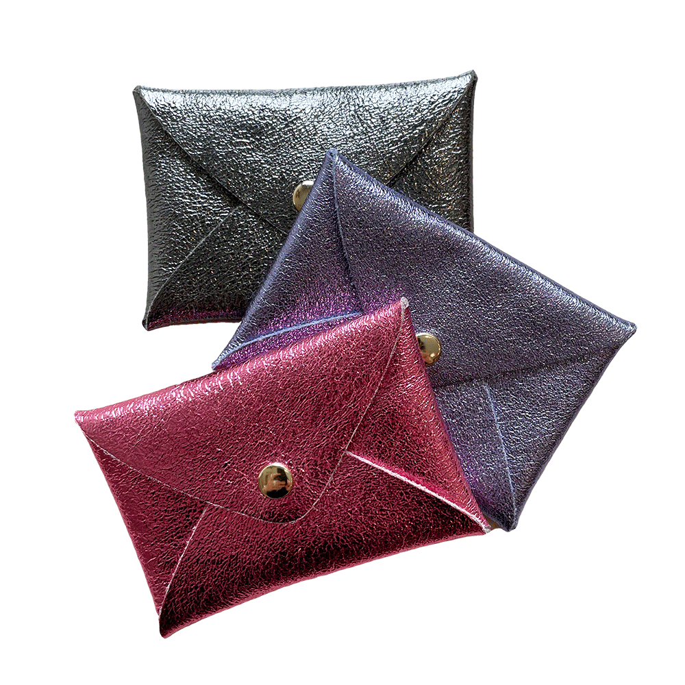 Metallic Mini Wallets