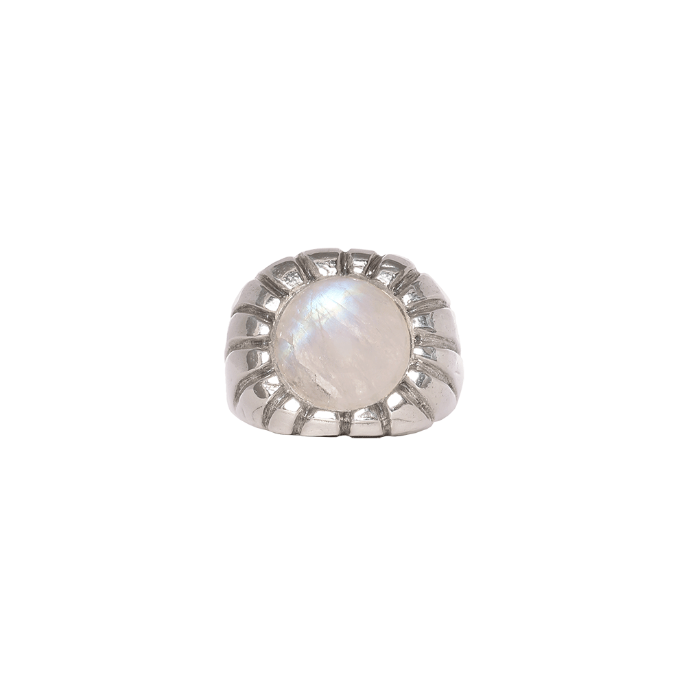 Silver Morella Ring with Moonstone