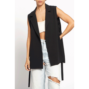 Open Side Long Vest