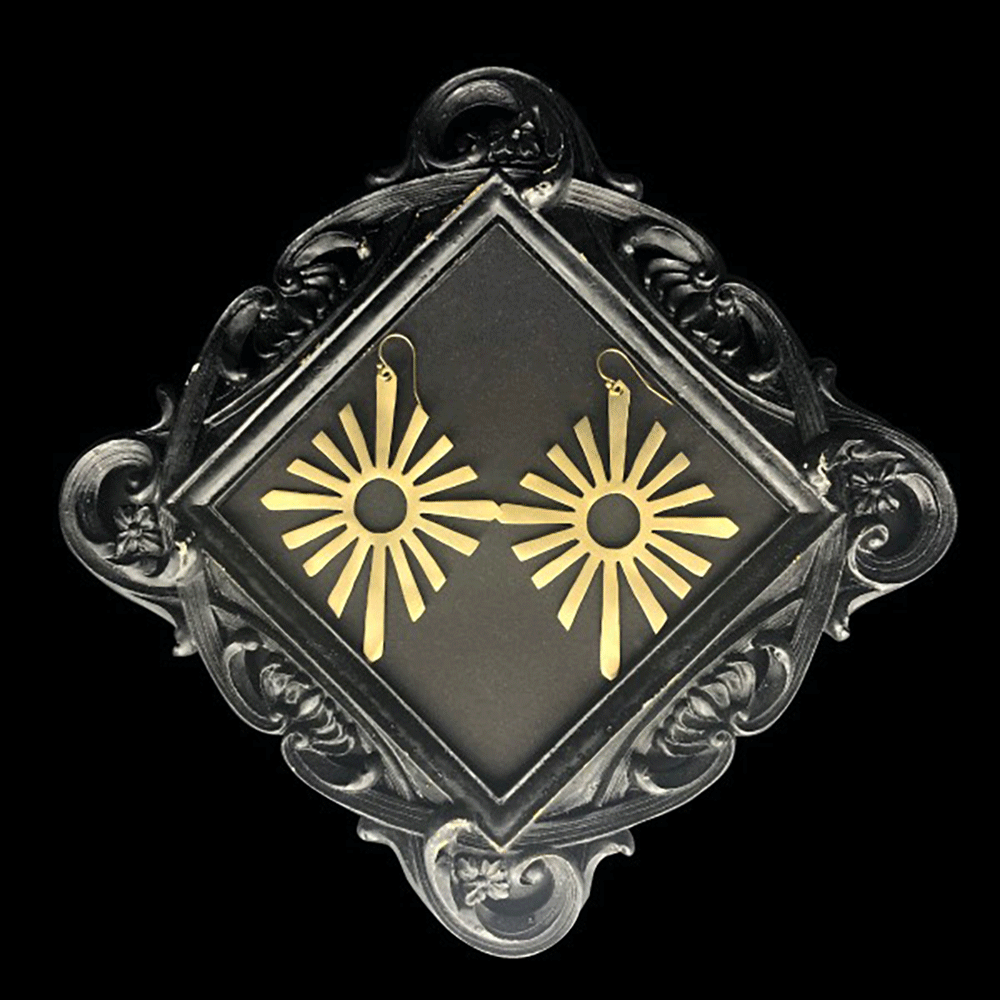 Golden Sun Earrings