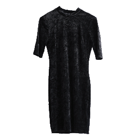 Crushed Velvet Dress