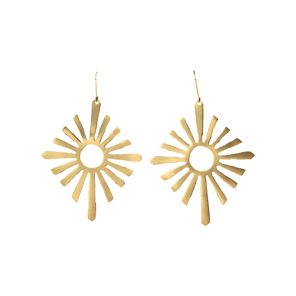 Golden Sun Earrings