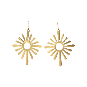 Golden Sun Earrings